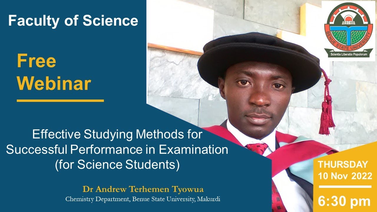 Effective Studying Methods for Successful Performance in Examination for Science Students