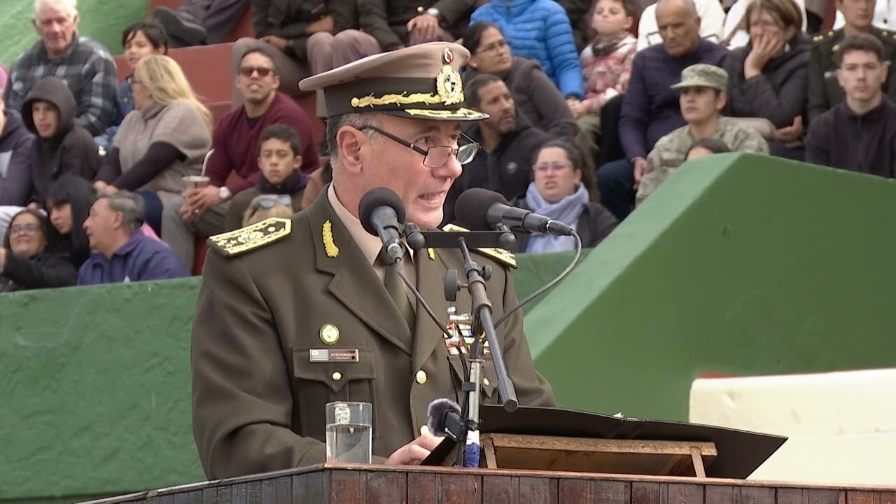 Palabras del comandante en jefe del Ejército, Mario Stevenazzi