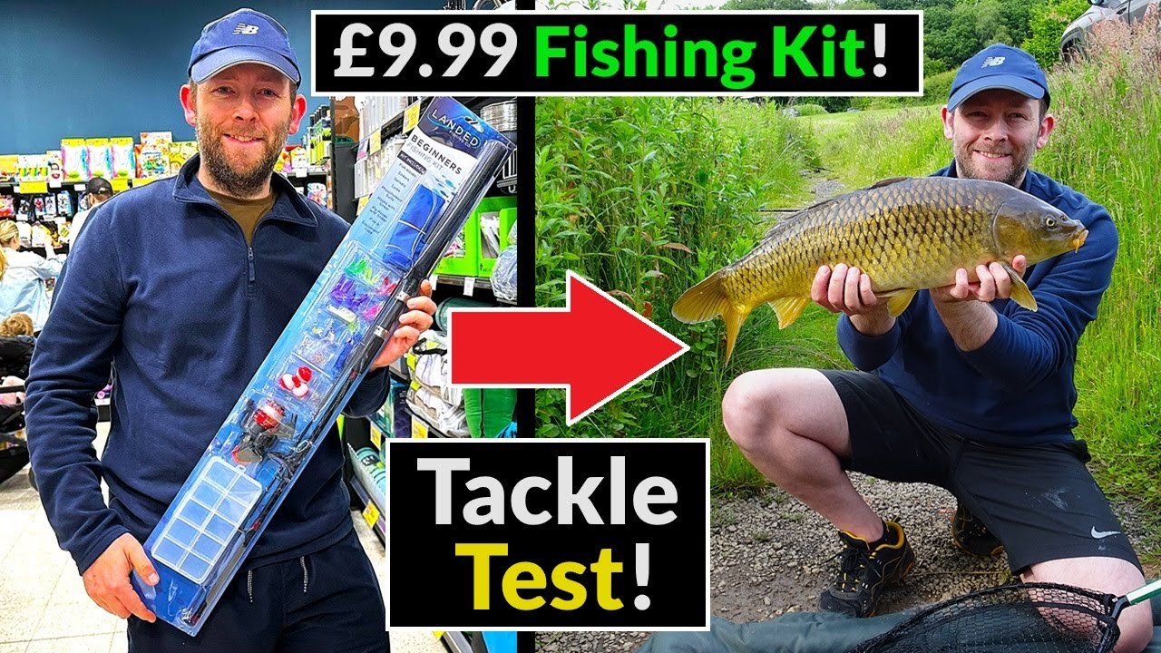 Landed Fishing Co. Beginner's Fishing Kit from Home Bargains (Tackle Review)