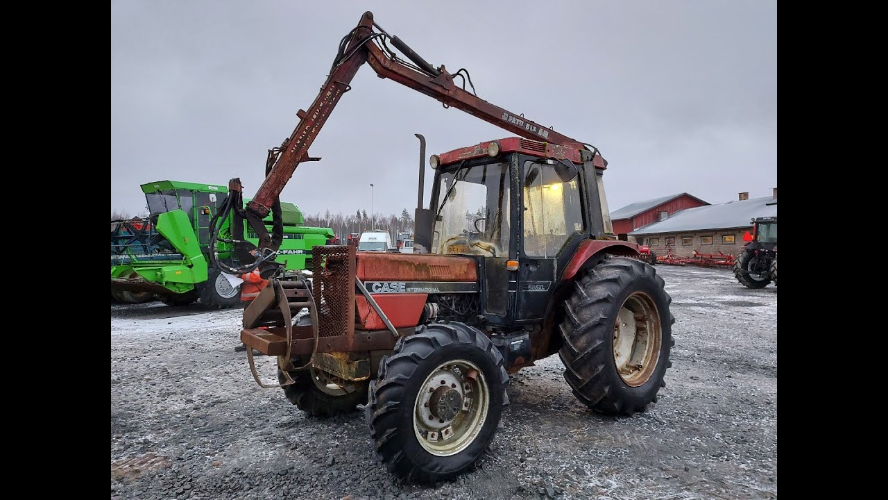 Case 685XL 4x4 + Patu 515 metsäkuormaaja
