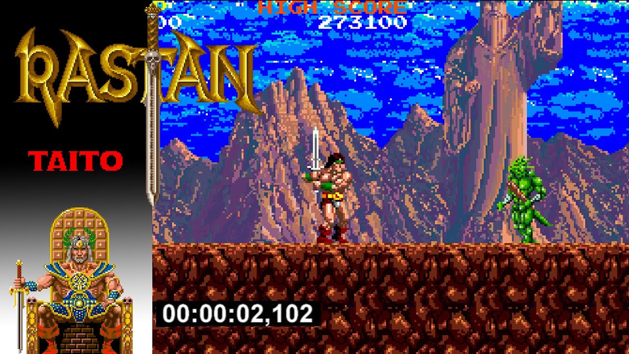 Rastan - World Record Speedrun - 16:56 [Normal] (No commentary)