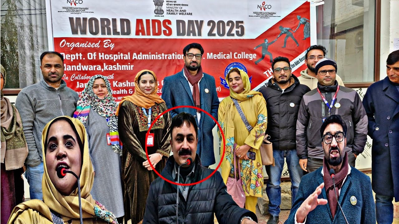 GMC Handwara held an AIDS Day drive with focus on early HIV tests and safe practices.