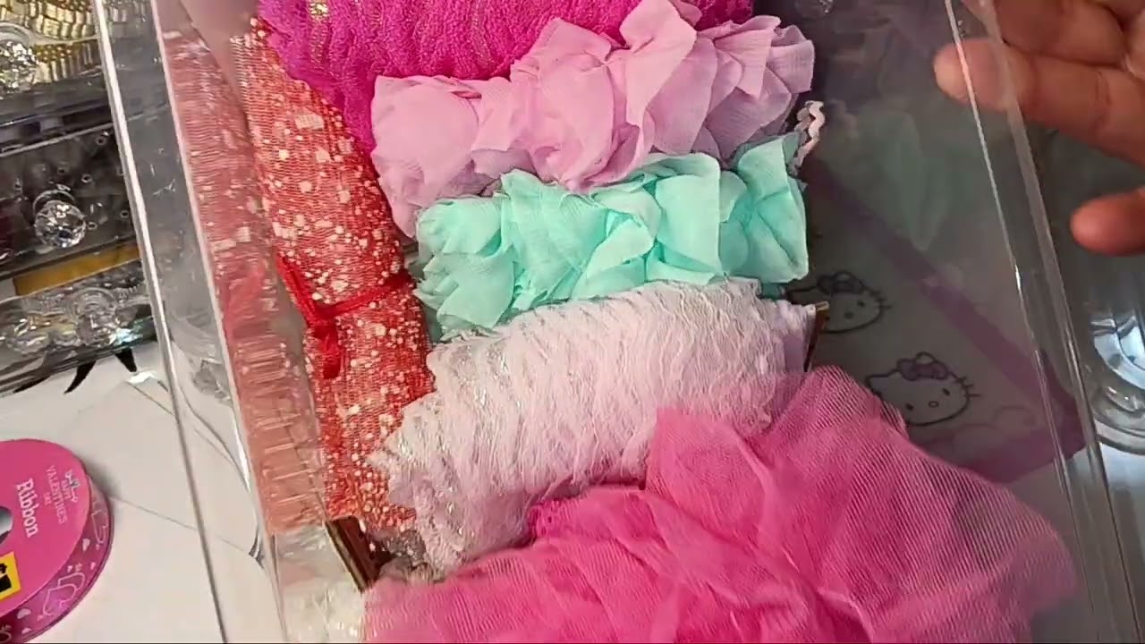 A simple way to store your ribbons and trims 