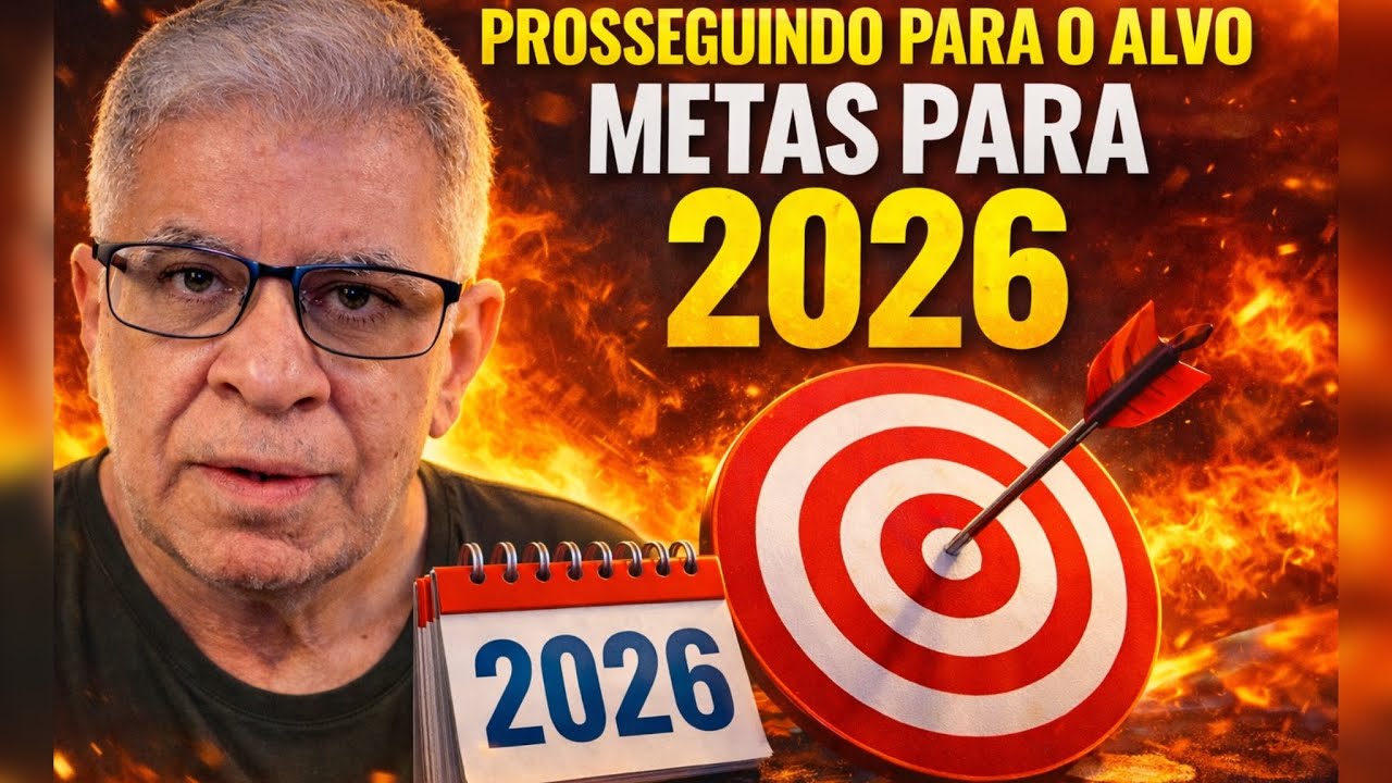 PROSSEGUINDO PARA O ALVO: MINHAS METAS PARA 2026 - Minuto com Deus de Hoje