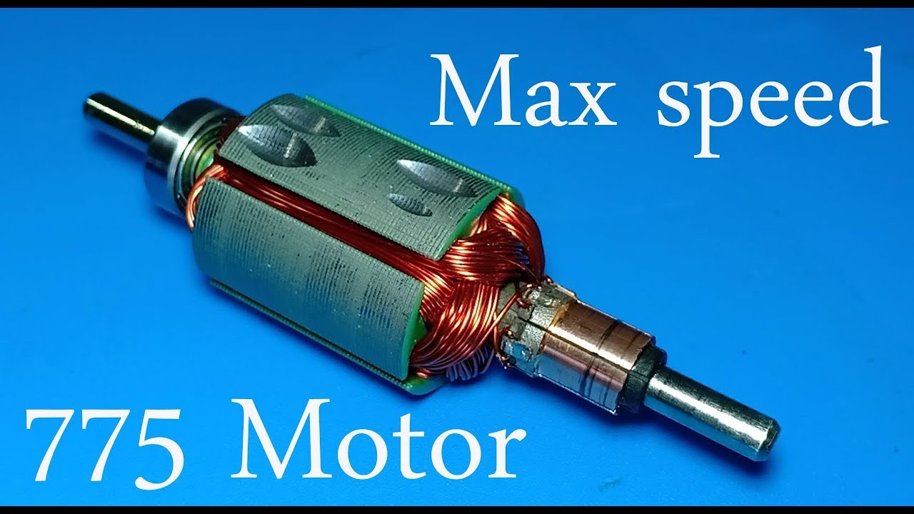 How to upgrade 775 DC motor to max speed 5666 RPM to 13000 RPM