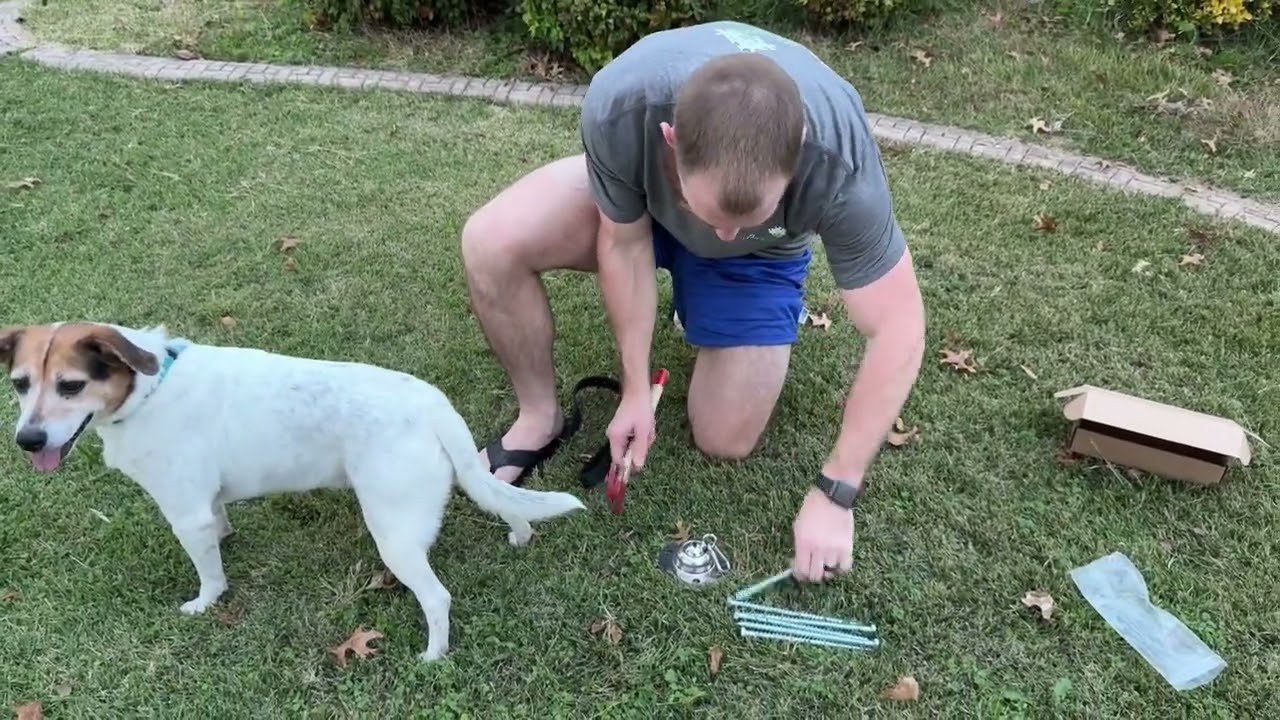360 Swivel Dog Tie Out Review and Assembly