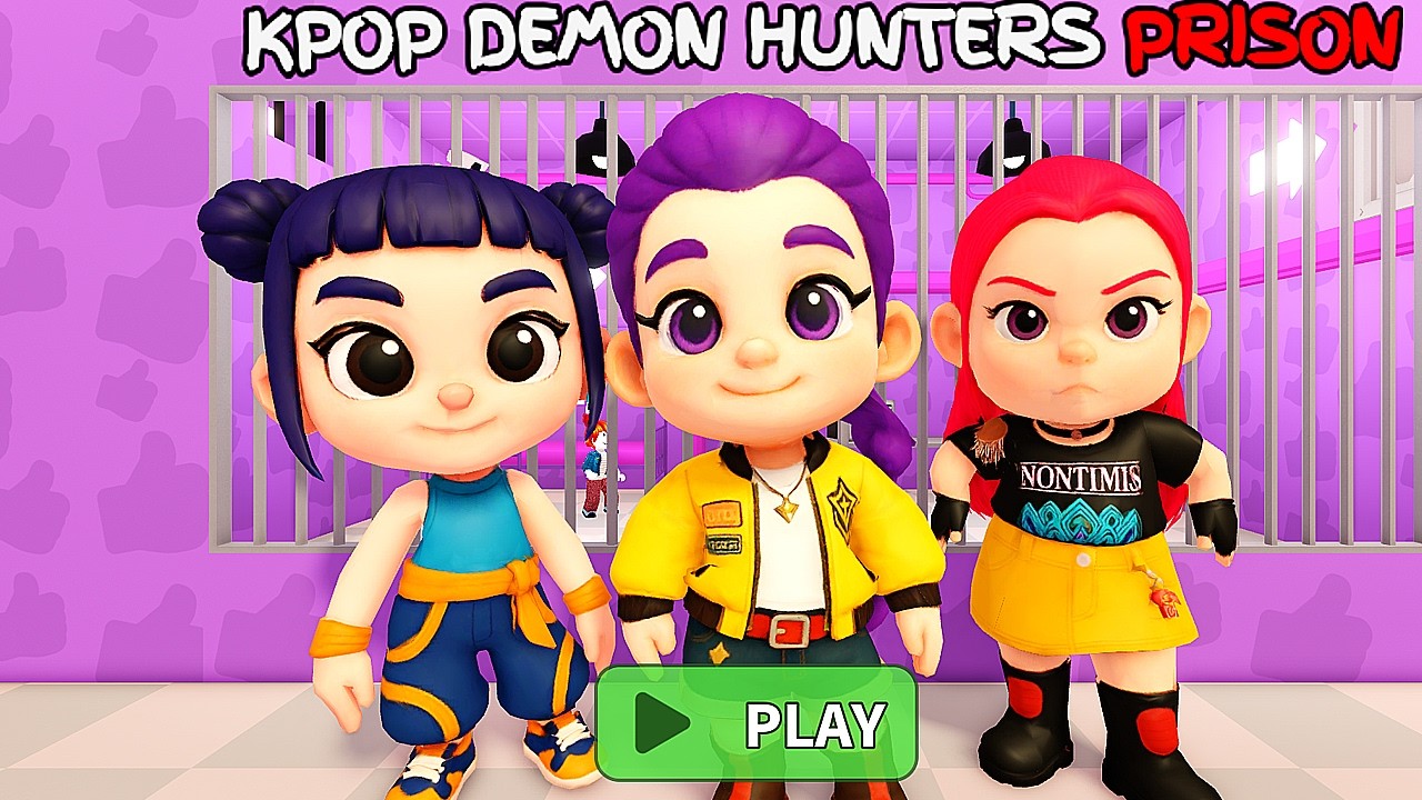 BABY KPOP DEMON HUNTERS PRISON RUN!