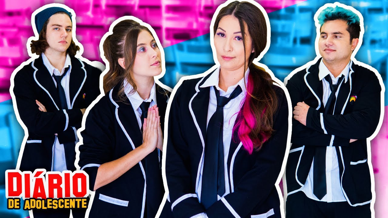 MALOUCOS EM: A INIMIGA PEDIU DESCULPAS A FRANZINHA ! EP 3 - Diário de Adolescente