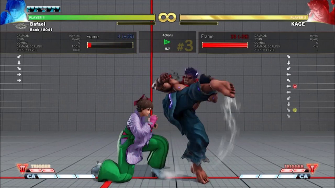 SFV: Punishing Kage's stomps