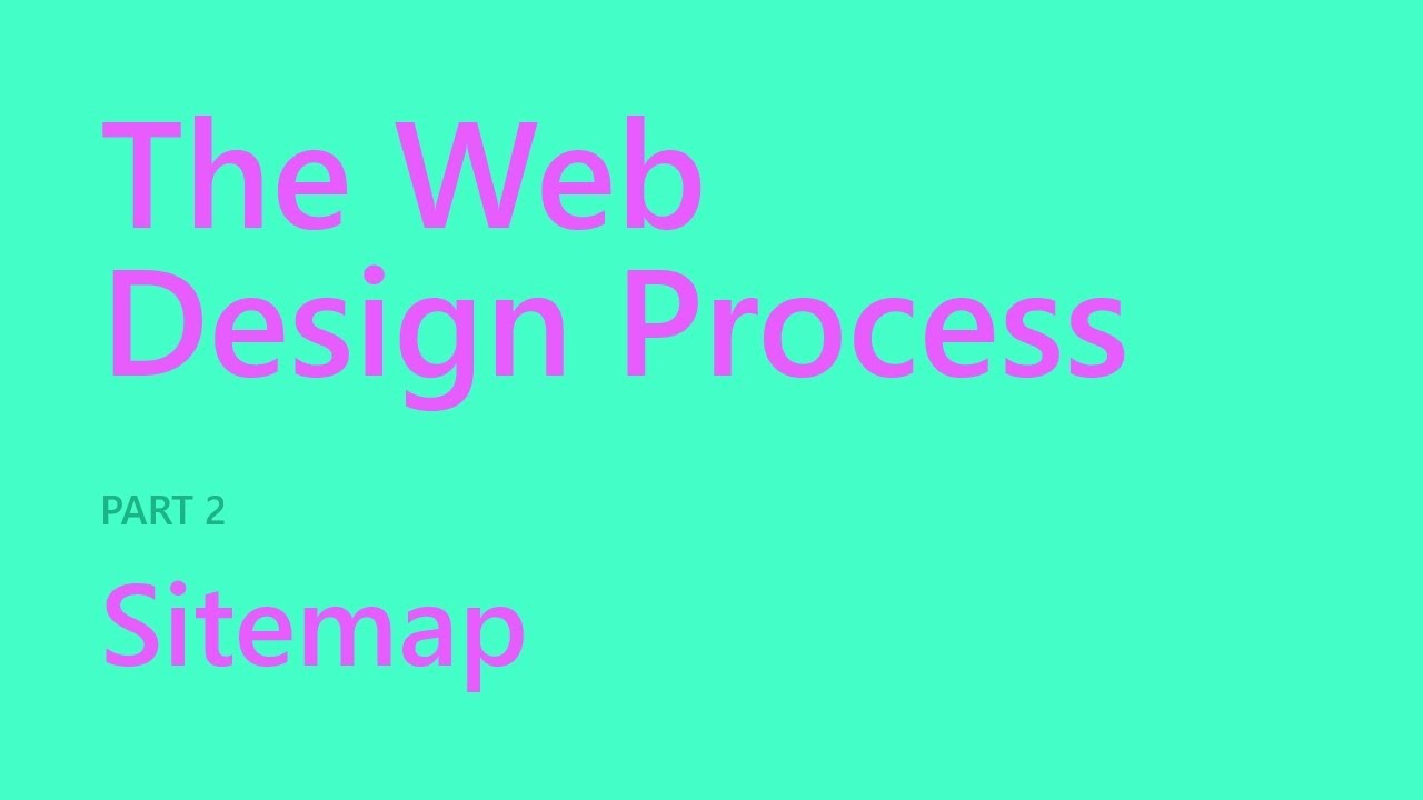 Sitemap | The Web Design Process