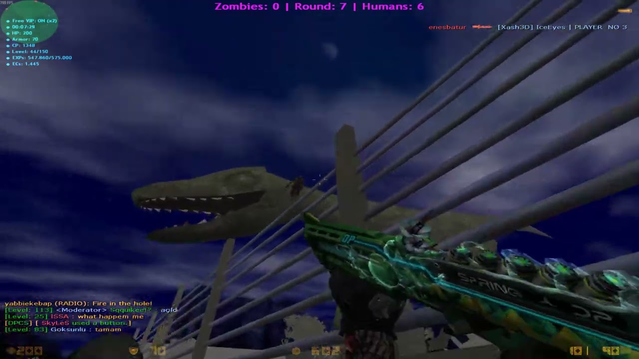Counter-Strike 1.6: Zombie Escape Mod - ze_jurassicpark4 ~ Dark Professional