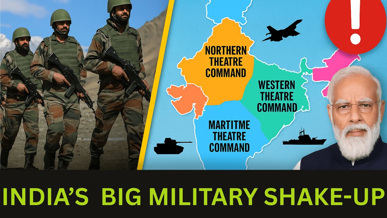 India&rsquo;s Military Reform 2025: Integrated Theatre Commands Explained | Army, Navy, Air Force Unite!