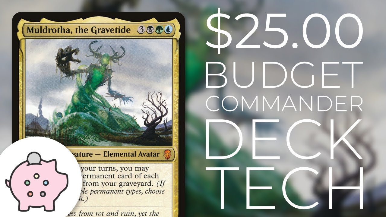 Muldrotha, the Gravetide | Control | EDH Budget Deck Tech $25 | Magic the Gathering | Commander
