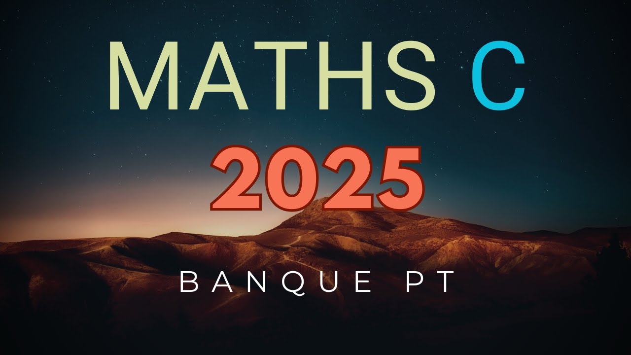 Banque PT - Corrig&eacute; Maths C 2025