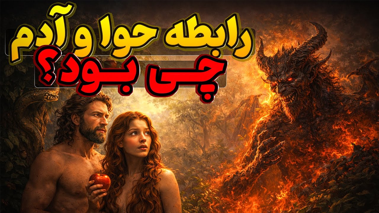 حقیقت پنهان آدم، حوا و شیطان که ازمون مخفی کردن | واقعاً بین آدم، حوا و شیطان چه گذشت؟
