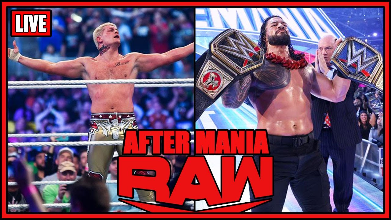 🔴 WWE RAW After WrestleMania 38 April 4th 2022 WWE Live Stream