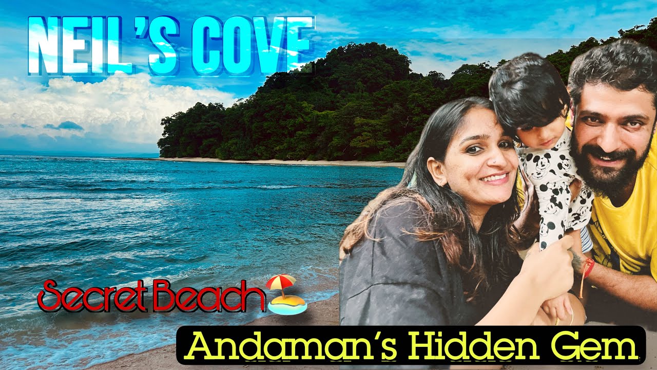🏝️Secret Blue Lagoon of Andaman Island | Radhanagar Beach to Neil’s Cove Walk | Andaman with baby 👶