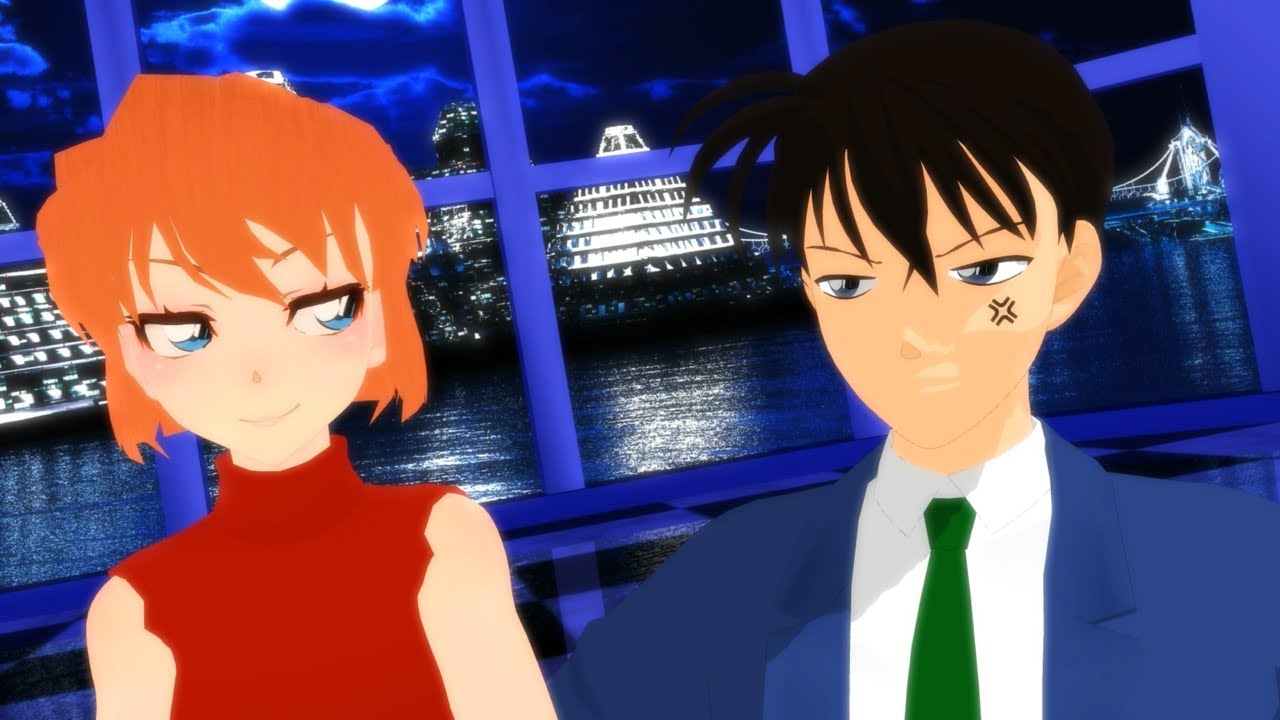 【MMD】Don't stop (Shinichi & Shiho)