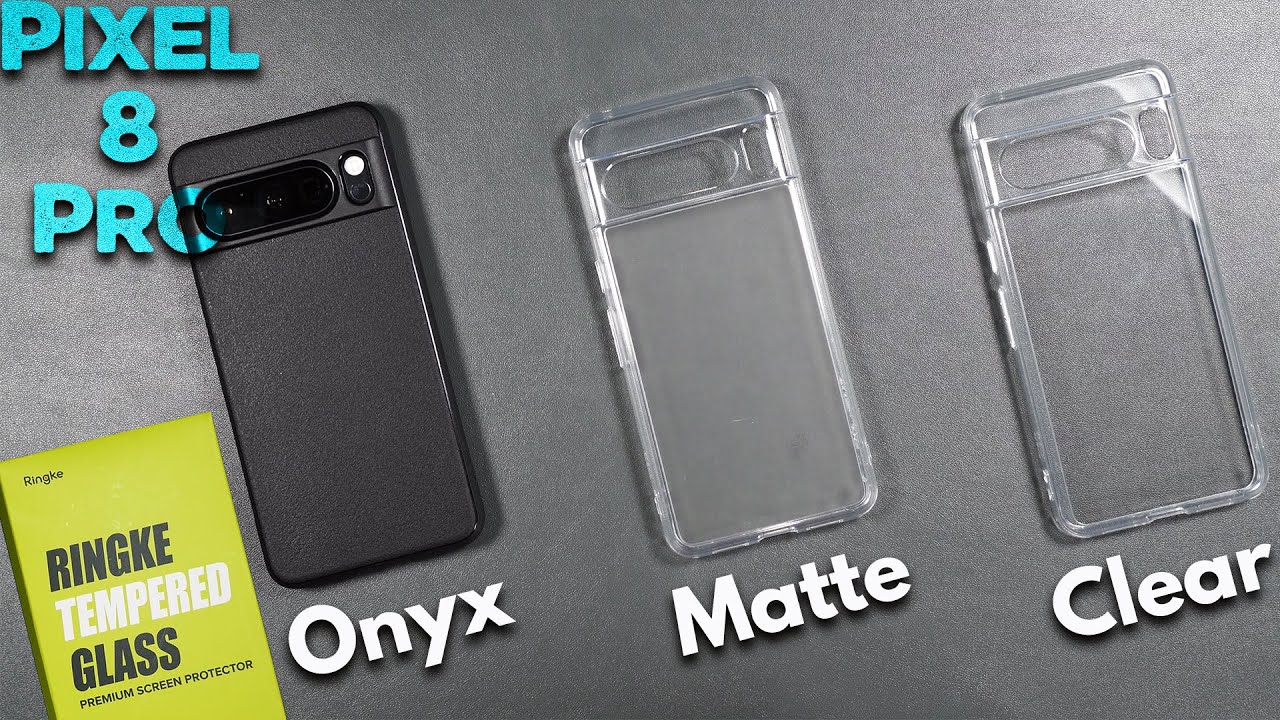Google Pixel 8 Pro Ringke Cases & Tempered Glass - Drop & Scratch Test