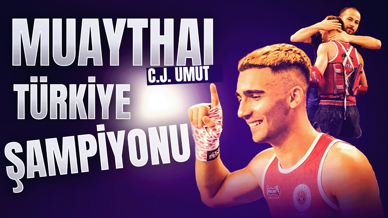 Öpücükle C.J. Türkiye Muaythai Şampiyonu!