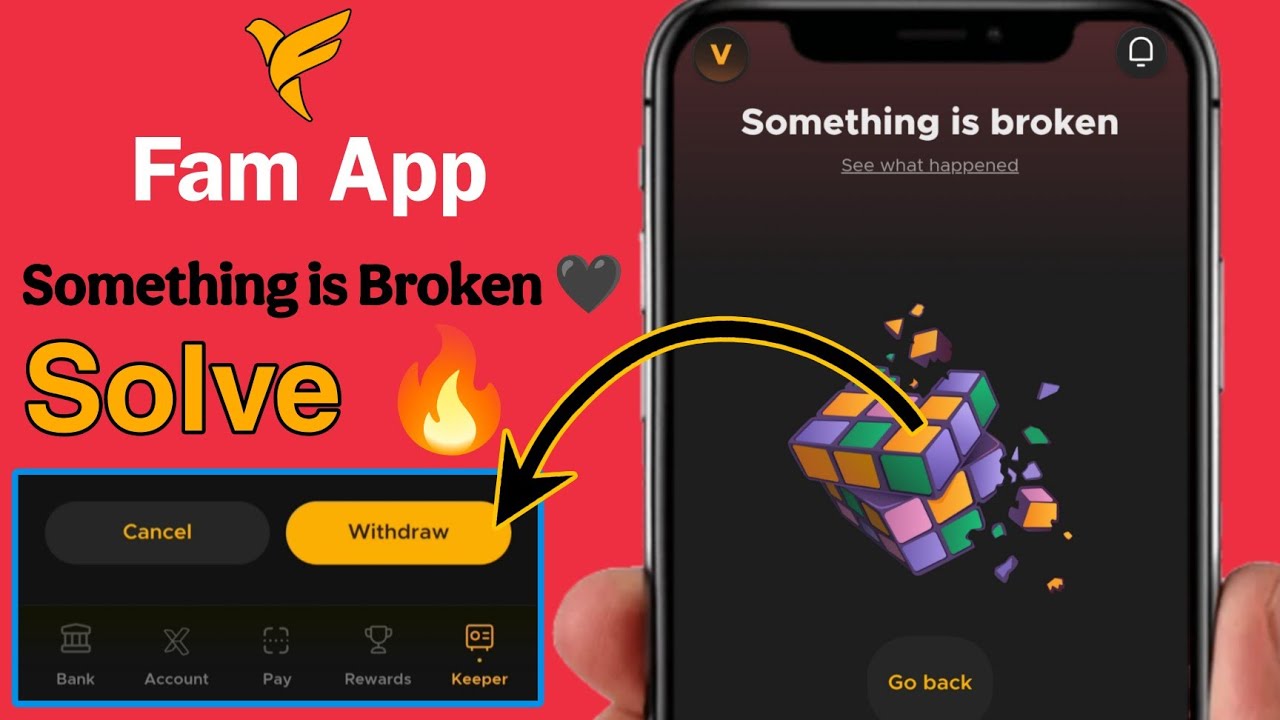 FamApp Something is broken💔 || Reward And Keeper Problem Slove || Don't Click 😩