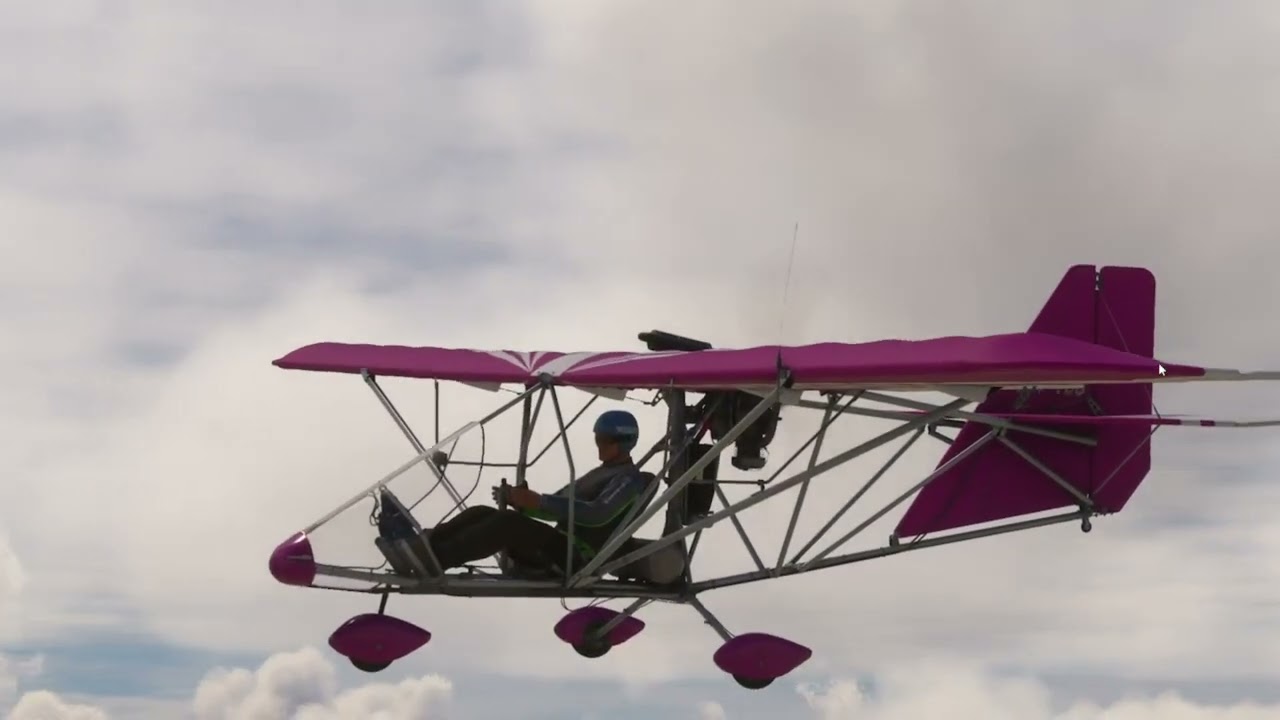 Flying the Aerolite 103 at Arens Field #msfs