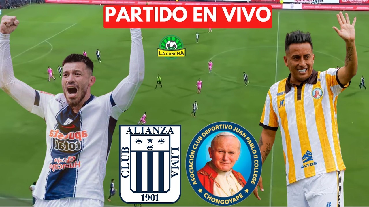 ALIANZA LIMA VS JUAN PABLO II COLLEGE 🔴EN VIVO /LIGA 1 / FECHA 8 TORNEO APERTURA #ENVIVO
