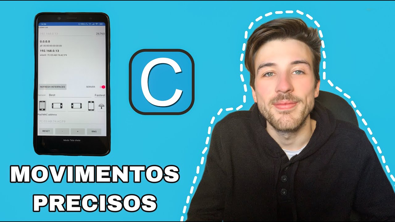 CELULAR ANDROID COMO CONTROLE DE MOVIMENTO NO CEMU - Cemuhook e Motion Source