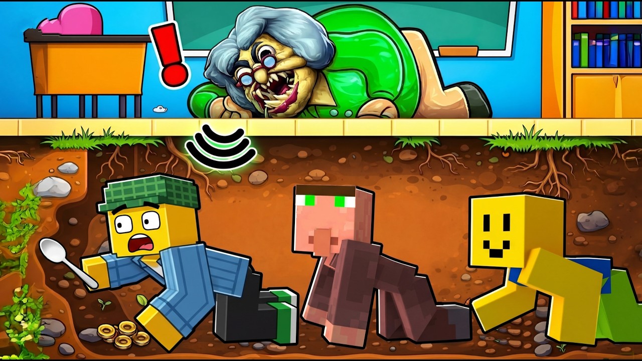 Bežanje iz Horor Škole u Robloxu. 😱