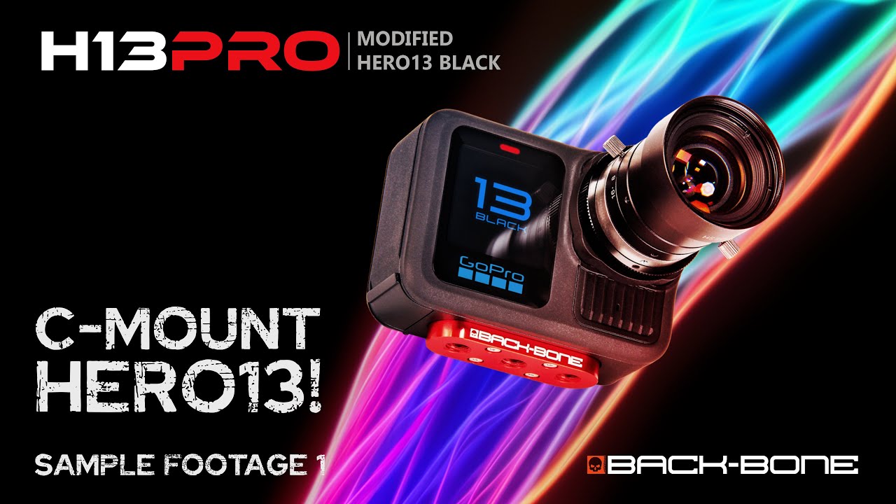 C-Mount Lenses on HERO13! - H13PRO Sample Video