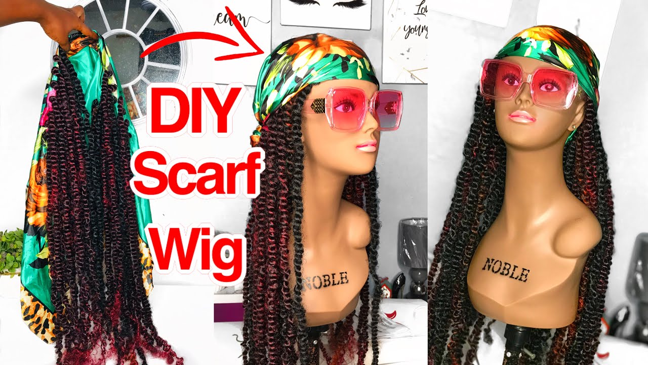 DIY |How To Do Scarf/ Surban Wig || 30 mins wig 😱