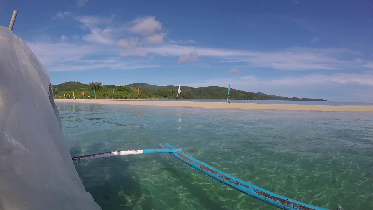 Bonbon beach sandbar Romblon Island Philippines