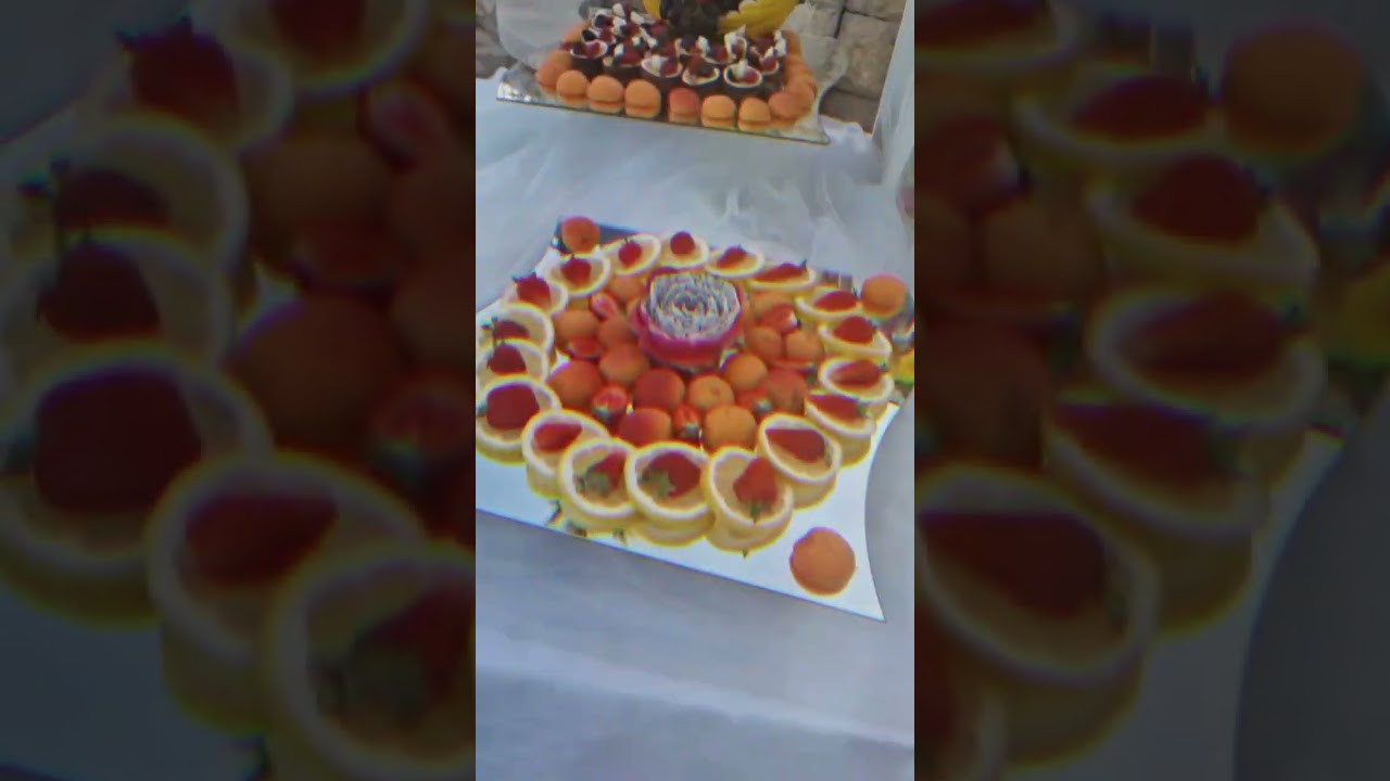 BUFFET DI FRUTTA CAPRI DEDICATO AD EVENTO WEDDING