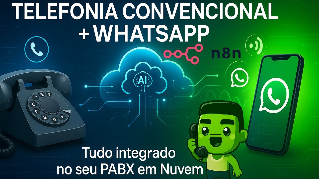 Integração de Chat com IA Telefonia Convencional e Voz do Whatsapp com n8n e PABX Virtual da ExperIP