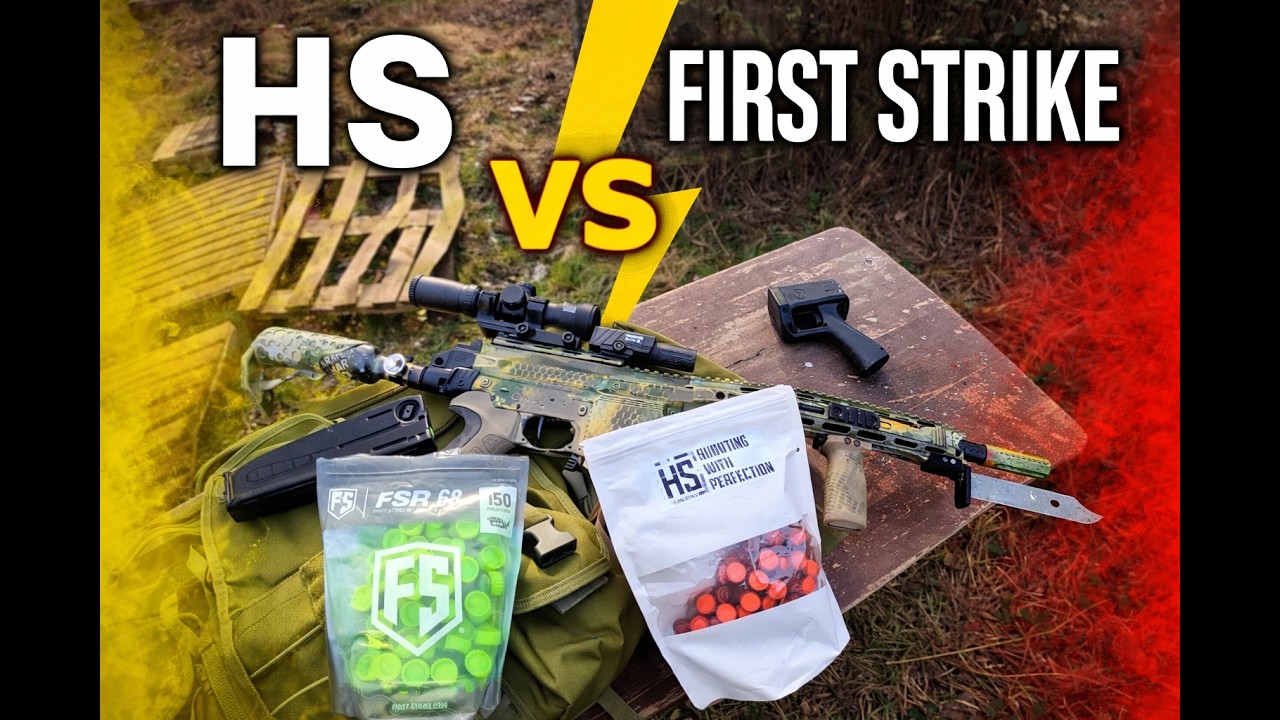 First Strike vs HS Projektile &ndash; Praxistest auf 56 m | EMF200 | S63 & Hammerhead