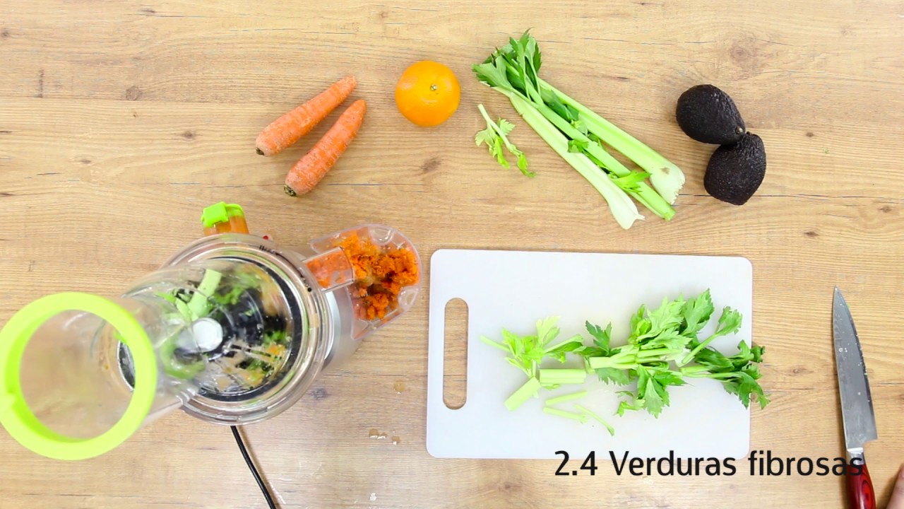 Guía rápida de uso licuadora de prensa fría Cecojuicer Pro