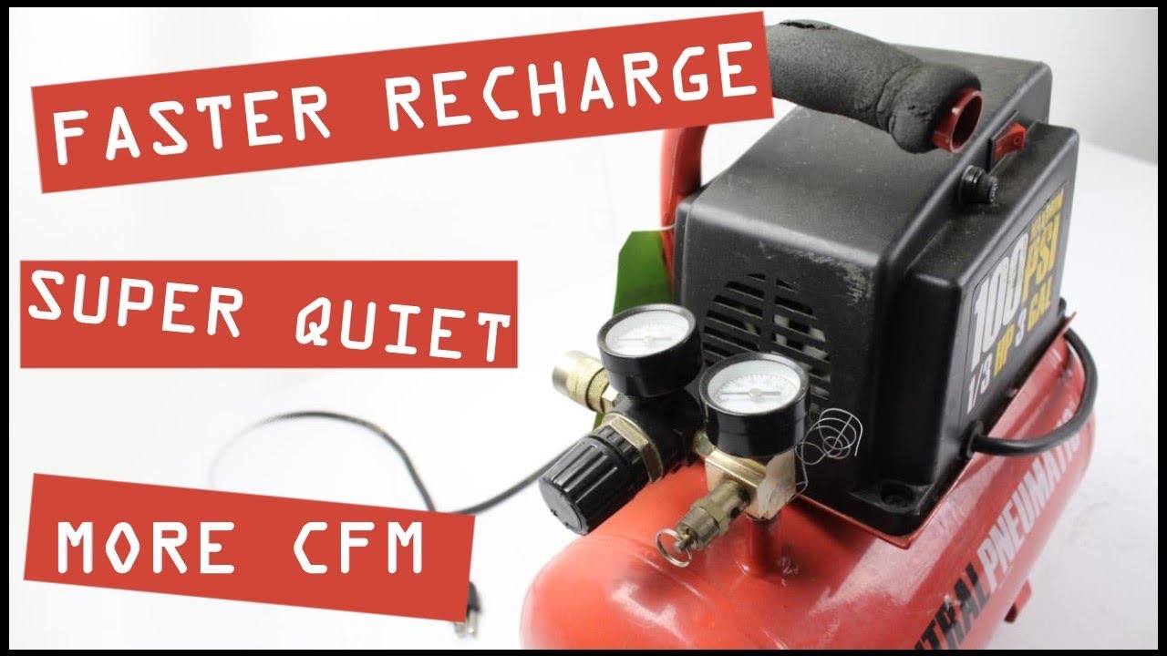 Hot-Rodding Harbor Freight’s Cheap Compressor With Recycled Fridge Parts
