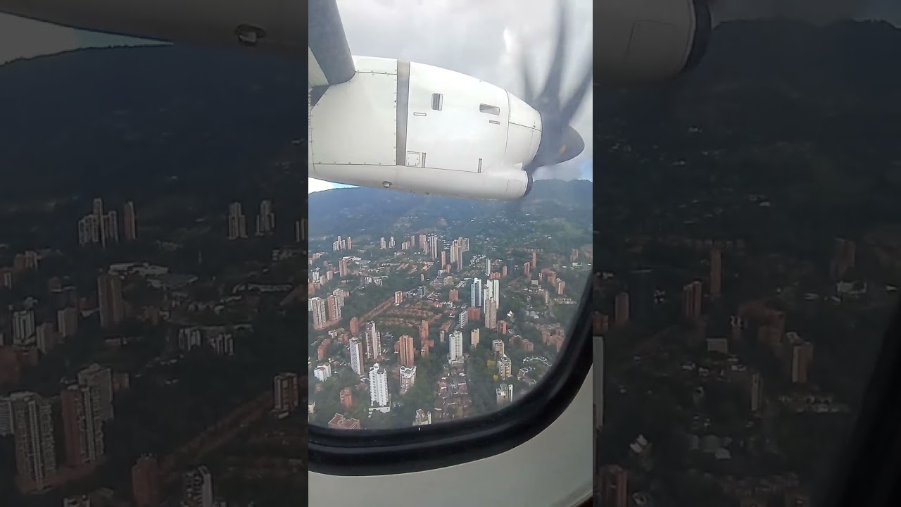 Aterrizando en medellin