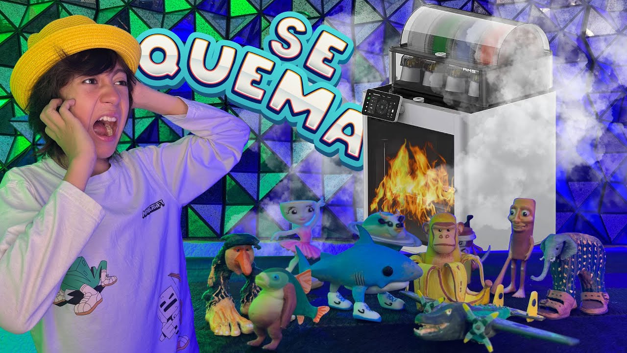 Imprimo en 3D TODOS los ITALIAN BRAINROT y mi impresora se QUEMA
