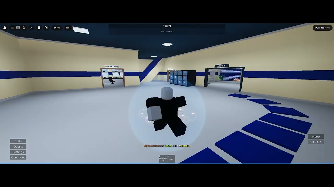 Roblox Prison life Testing 1v1 against NighthawkEternal