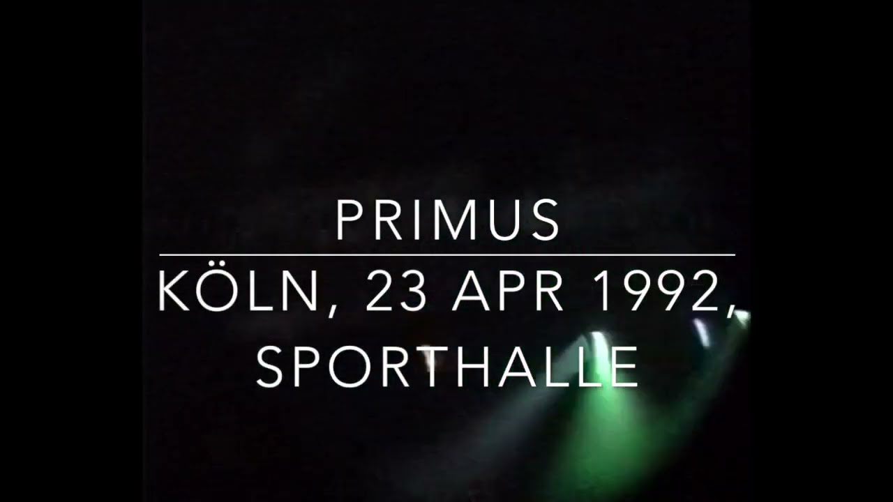 Primus - Köln, 23 Apr 1992, Sporthalle (off 8mm Master, full show)