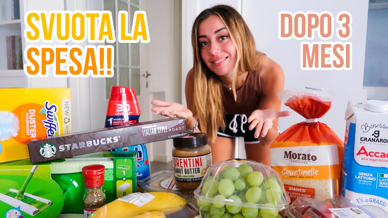 LA MIA MEGA SPESA DI RITORNO DALLE VACANZE!! ☀️⛱🛒