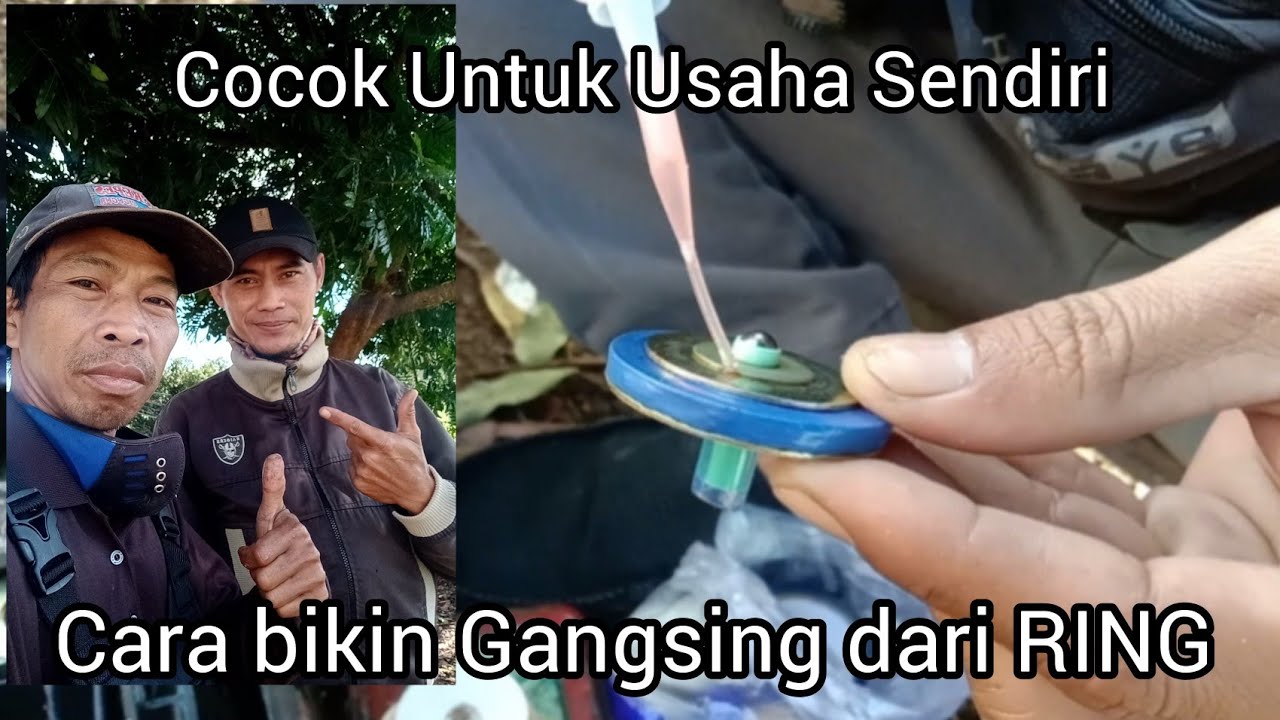 Usaha Bikin Gangsing dari ring yang banyak di sukai anak anak@kangkrepescigugur 