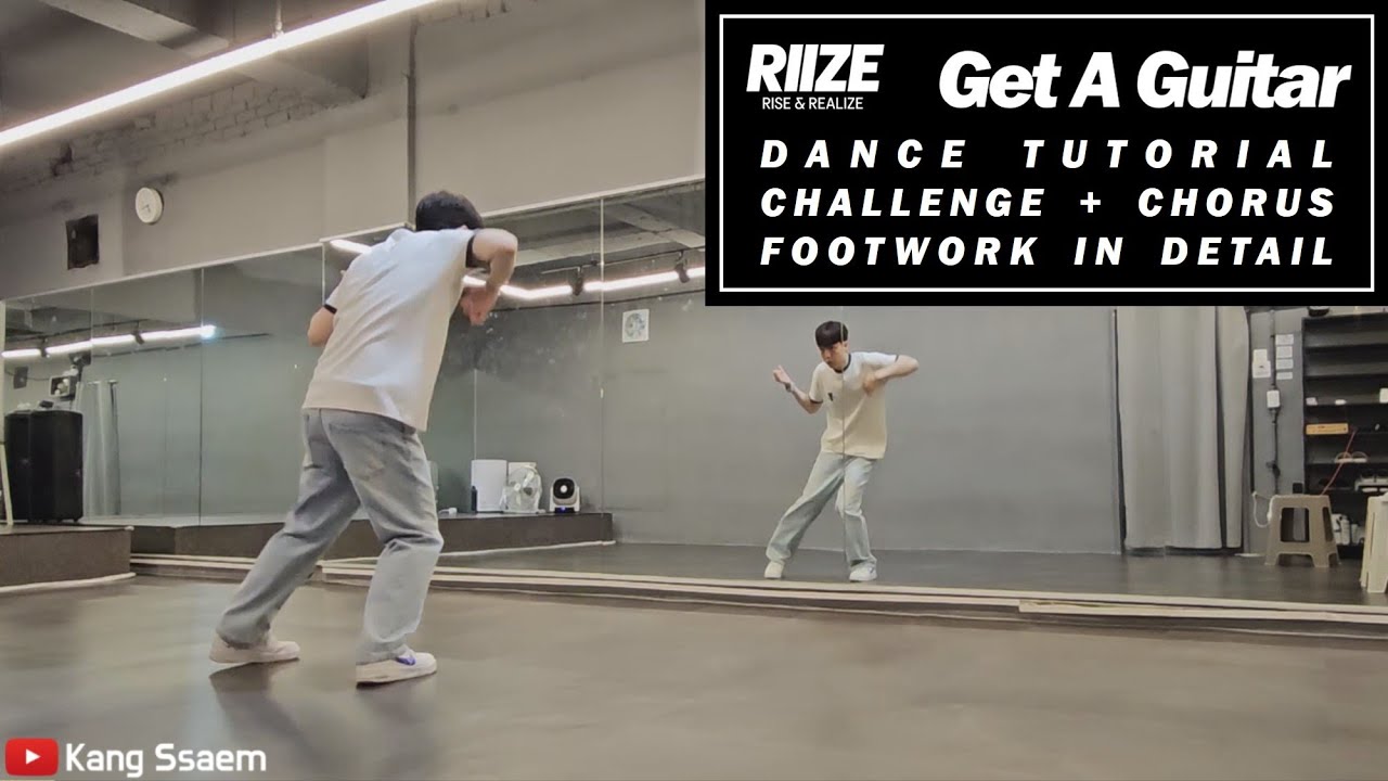 RIIZE 라이즈 'Get A Guitar'｜Dance tutorial｜Mirrored｜Explained｜English Count｜안무배우기｜튜토리얼｜안무설명