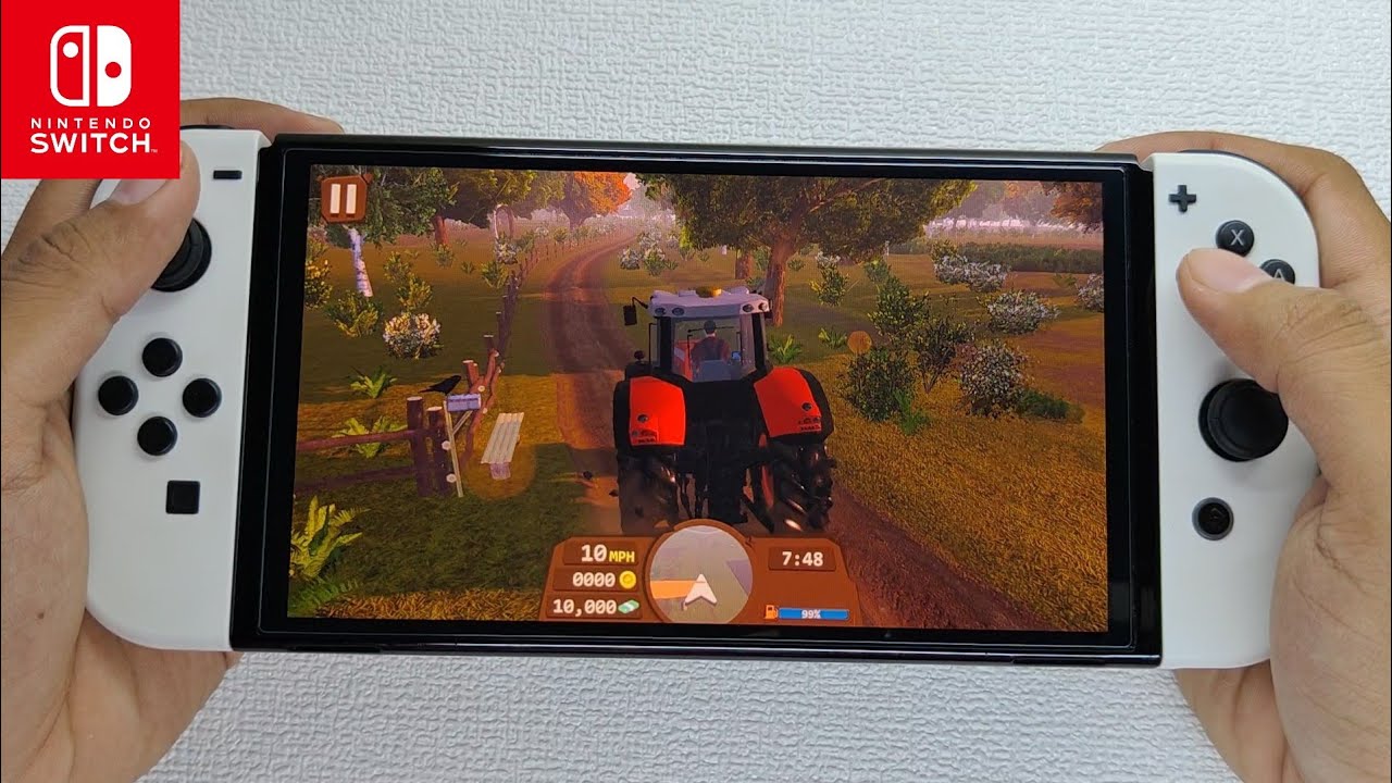 FARMER SIMULATOR EVOLUTION - Nintendo Switch OLED Gameplay