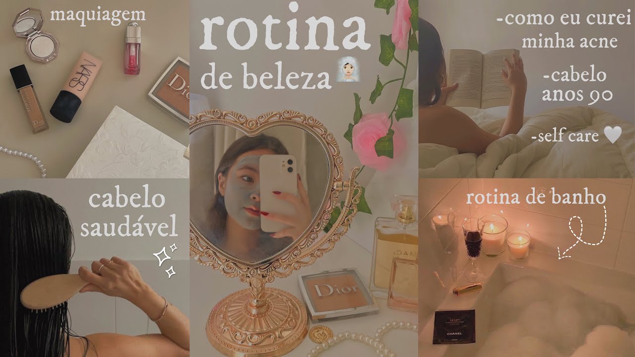 rotina de beleza: skincare, cabelo saudável, rotina de banho… 🧖🏻‍♀️✨