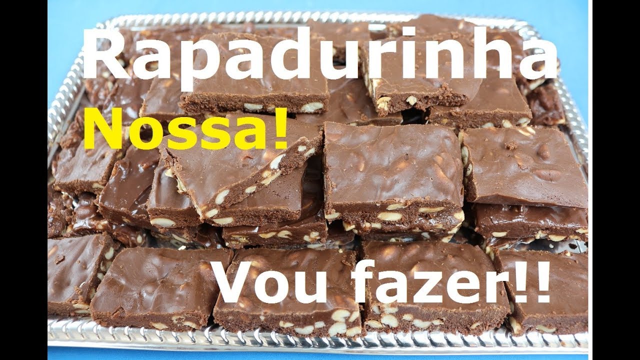 Rapadura (Rapadurinha de chocolate, Rápida e Fácil)