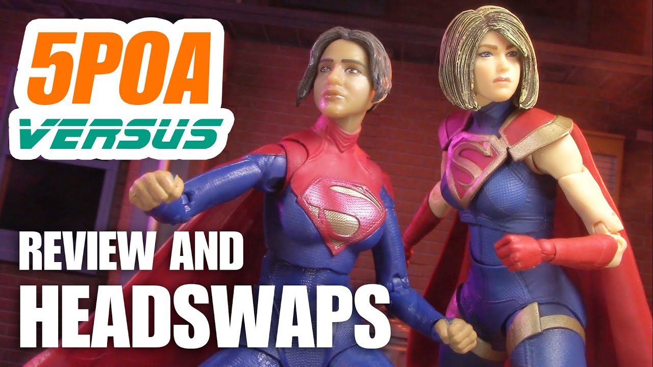 WHICH SUPERGIRL IS BEST? DC Multiverse Flash vs Page Punchers Injustice 2 Action Figure Review