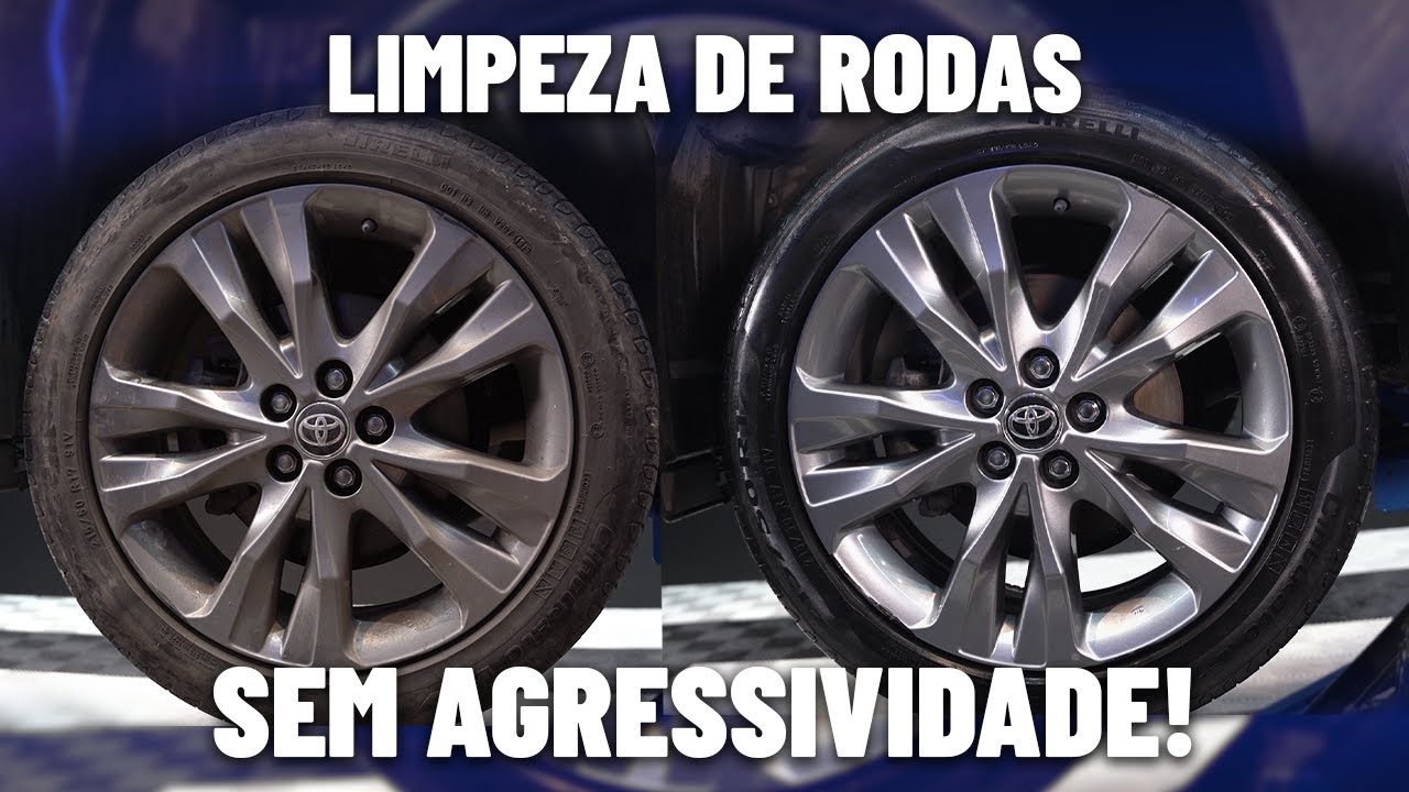 COMO LIMPAR RODAS DO CARRO DE FORMA SEGURA!