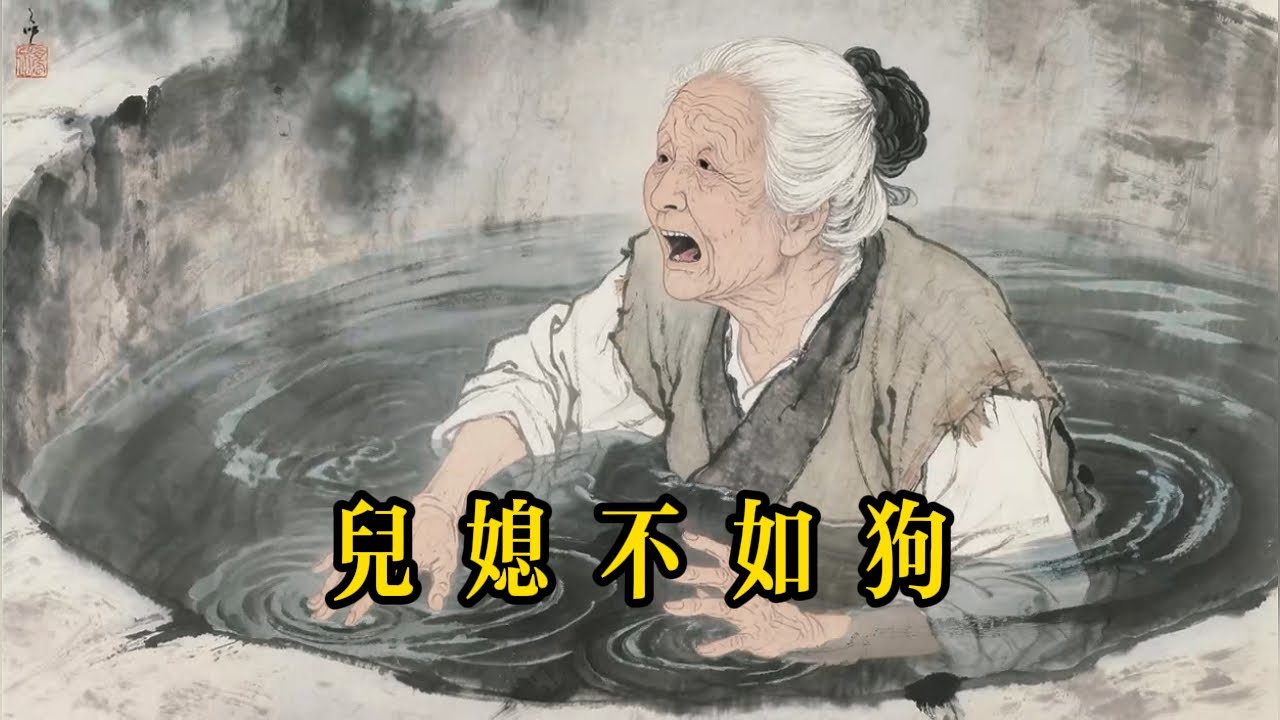 婆婆在井邊打水，兒媳狠狠地把婆婆推了下去，又趴在井口罵：老東西，要不是你拖累我們，日子早過好了！民間故事, 惡媳婦, 婆媳關係, 感人故事, 善有善報,  靈犬救主#民间故事 #婆媳  #忠犬